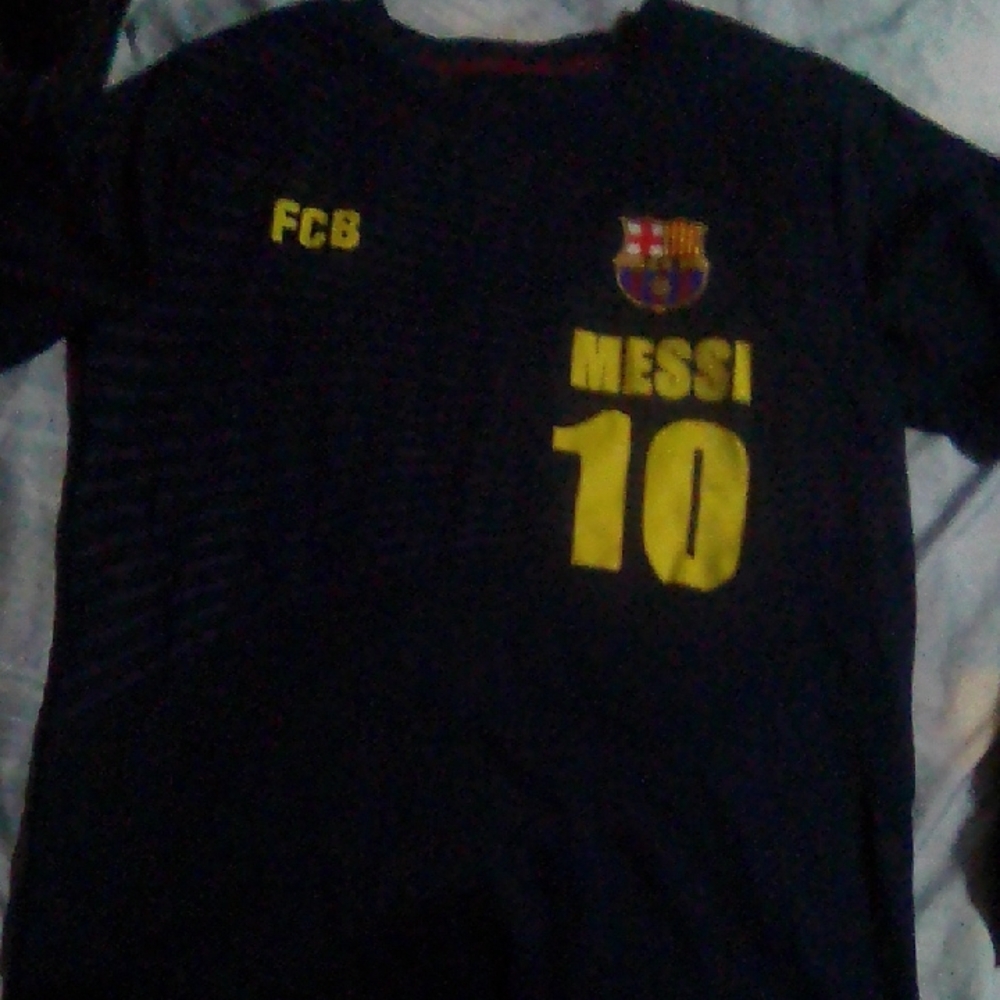 Blue and Yellow Jersey Messi 10